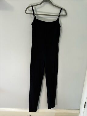 Wilfred Black Spaghetti-Strap Jumpsuit